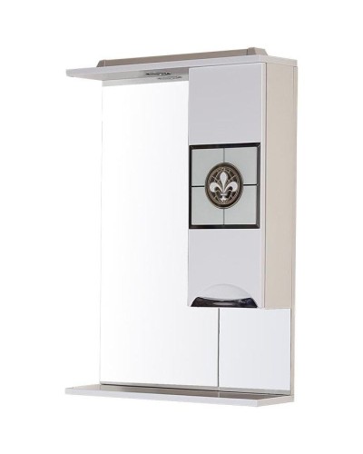 Комплект мебели белый глянец 60 см Onika Флорена 106050 + UM-COM60/1 + 206206