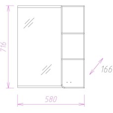 Комплект мебели белый глянец/ясень шимо 61,5 см Onika Стиль 106032 + 1.3120.3.S00.11B.0 + 205833
