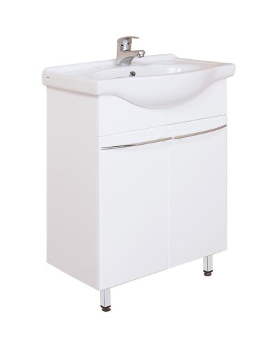 Комплект мебели белый глянец 60,5 см Onika Селигер 106006 + 1WH110268 + 206007