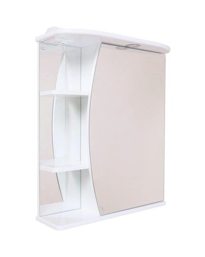 Комплект мебели белый глянец 60,5 см Onika Луна 106005 + 1WH110268 + 206014