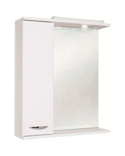 Комплект мебели белый глянец 60 см Onika Лада 106002 + 1WH110198 + 206015