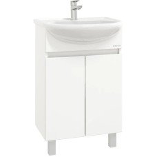 Комплект мебели белый глянец 55,5 см Onika Милтон 105559 + 4620008192765 + 205843