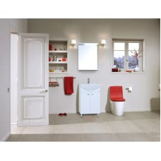 Комплект мебели белый глянец 52 см Onika Крит 105203 + 1.3120.1.S00.11B.0 + 205211