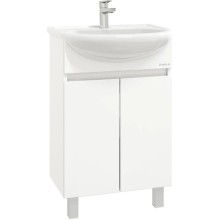 Комплект мебели белый глянец 51 см Onika Милтон 105036 + 4620008192758 + 205014