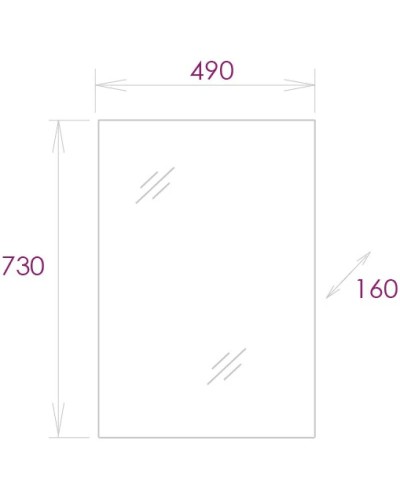 Комплект мебели белый глянец 51 см Onika Милтон 105036 + 4620008192758 + 205014