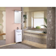 Комплект мебели белый глянец 40,7 см Onika Манго 104002 + MNG40SAWB01 + 204501