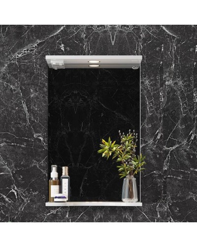 Комплект мебели белый глянец 40,7 см Onika Манго 104002 + MNG40SAWB01 + 204501