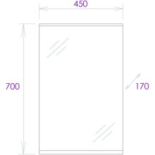 Комплект мебели белый глянец 40,7 см Onika Манго 104002 + MNG40SAWB01 + 204501