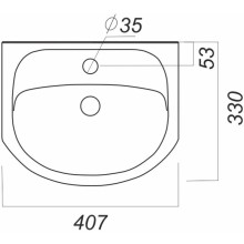 Комплект мебели белый глянец 40,7 см Onika Манго 104002 + MNG40SAWB01 + 204501