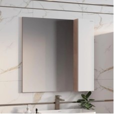 Комплект мебели светлый камень/белый глянец 80 см Onika Алеста 108054 + 680001 + 4640021064269 + 208095