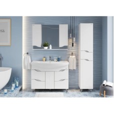 Комплект мебели белый глянец 106,5 см Onika Веронэлла 110508 + 4620008197340 + 210506