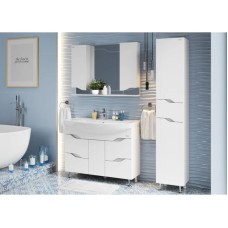 Комплект мебели белый глянец 106,5 см Onika Веронэлла 110508 + 4620008197340 + 210506