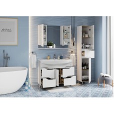 Комплект мебели белый глянец 106,5 см Onika Веронэлла 110508 + 4620008197340 + 210506