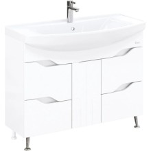 Комплект мебели белый глянец 106,5 см Onika Веронэлла 110508 + 4620008197340 + 210506