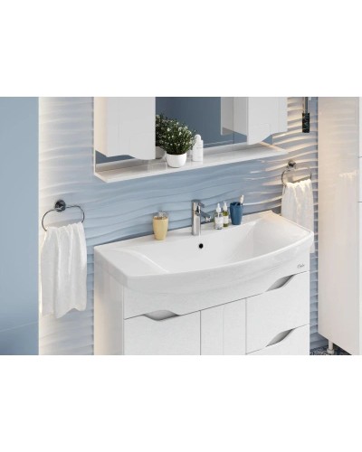 Комплект мебели белый глянец 106,5 см Onika Веронэлла 110508 + 4620008197340 + 210506