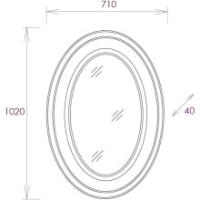 Комплект мебели белый глянец 106,5 см Onika Адель 110507 + 4640021063583 + 207030