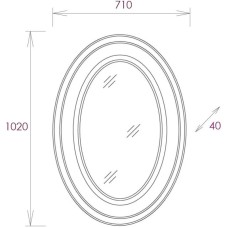 Комплект мебели белый глянец 106,5 см Onika Адель 110507 + 4640021063583 + 207030
