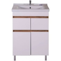 Комплект мебели белый/дуб золотой 60,5 см ASB-Mebel Марко