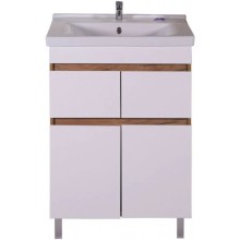 Комплект мебели белый/дуб золотой 60,5 см ASB-Mebel Марко