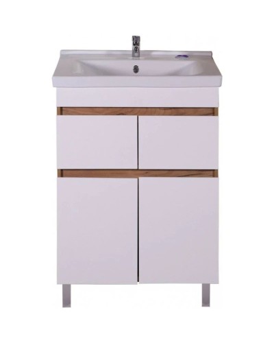 Комплект мебели белый/дуб золотой 60,5 см ASB-Mebel Марко