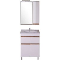 Комплект мебели белый/дуб золотой 60,5 см ASB-Mebel Марко