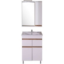 Комплект мебели белый/дуб золотой 60,5 см ASB-Mebel Марко