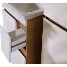 Комплект мебели белый/дуб золотой 60,5 см ASB-Mebel Марко