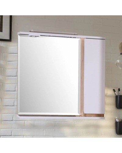 Комплект мебели белый/дуб золотой 80,5 см ASB-Mebel Марко