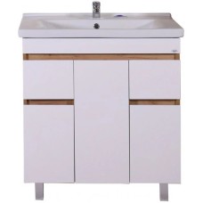 Комплект мебели белый/дуб золотой 80,5 см ASB-Mebel Марко