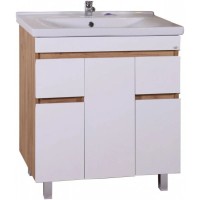 Комплект мебели белый/дуб золотой 80,5 см ASB-Mebel Марко