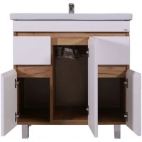 Комплект мебели белый/дуб золотой 80,5 см ASB-Mebel Марко