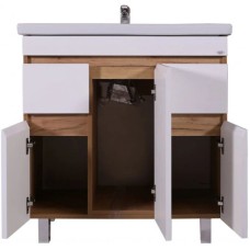 Комплект мебели белый/дуб золотой 80,5 см ASB-Mebel Марко