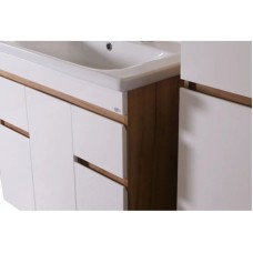 Комплект мебели белый/дуб золотой 80,5 см ASB-Mebel Марко