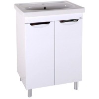 Комплект мебели белый 60,5 см ASB-Mebel Мессина квадро