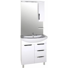 Комплект мебели белый 71,5 см ASB-Mebel Мессина