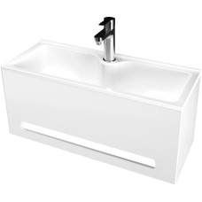 Панель с раковиной 1MarKa Tiny S 50 У84219 подвесная Белая глянцевая