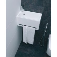 Панель с раковиной 1MarKa Tiny XS Mini 39 L У86733 подвесная Белая глянцевая