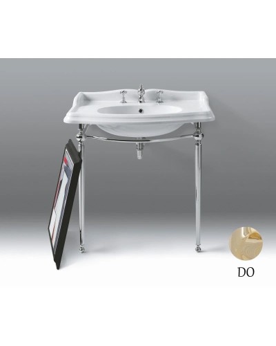 Консоль для раковины золото Simas Arcade ARCG2oro