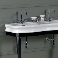 Консоль для раковины черный глянец Simas Lante LAM120nero