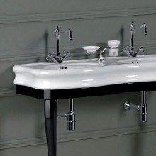 Консоль для раковины черный глянец Simas Lante LAM120nero