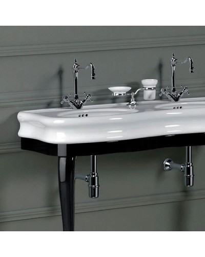 Консоль для раковины черный глянец Simas Lante LAM120nero