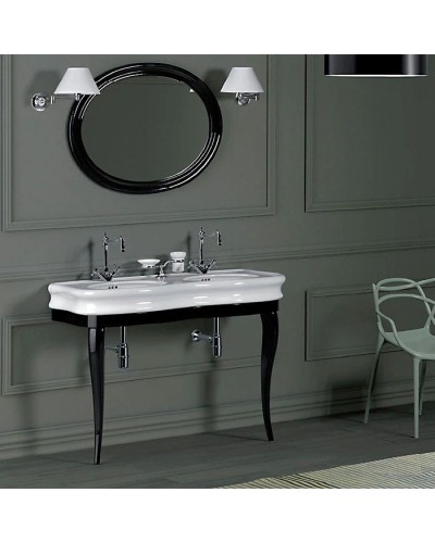 Консоль для раковины черный глянец Simas Lante LAM120nero