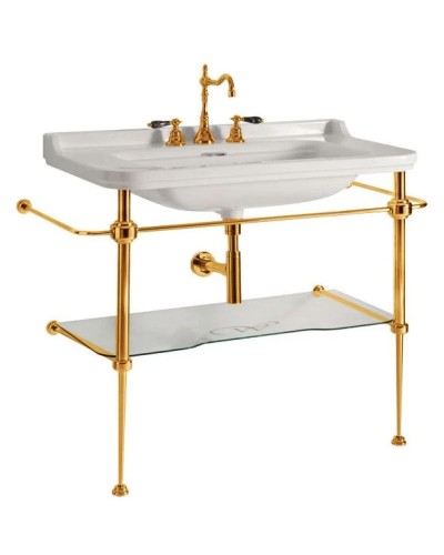 Консоль для раковины золото Kerasan Waldorf 9196K2oro