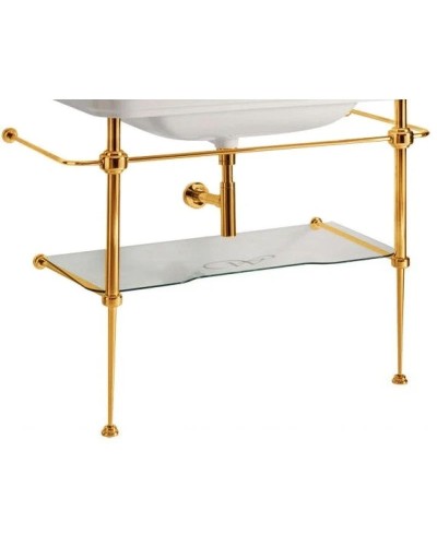 Консоль для раковины золото Kerasan Waldorf 9196K2oro