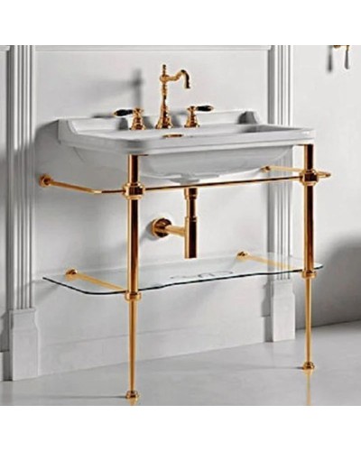 Консоль для раковины золото Kerasan Waldorf 9197K2oro