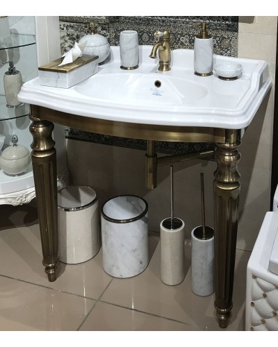 Консоль под раковину TW King TWKI3090.2br Бронза