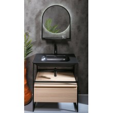 Консоль под раковину Boheme Armadi Art Loft 80 893-080 Черная