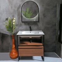 Консоль под раковину Boheme Armadi Art Loft 80 893-080 Черная