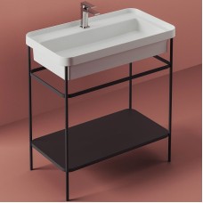 Консоль под раковину Artceram Fuori 60 ACA056 17 Черная матовая