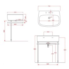 Консоль для раковины Artceram Azuley AZA002 71